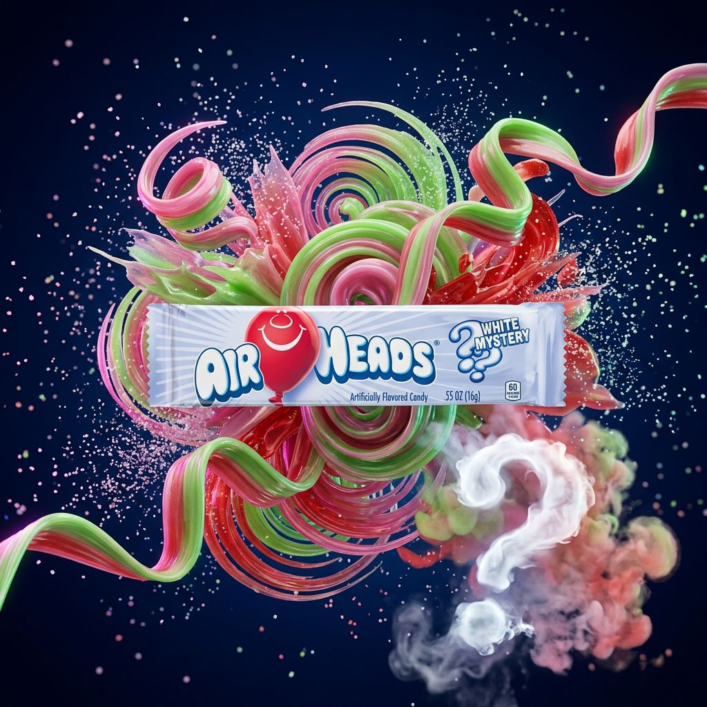Air Heads White Mystery, bonbon taffy américain saveur mystère, format individuel, disponible sur My American Shop