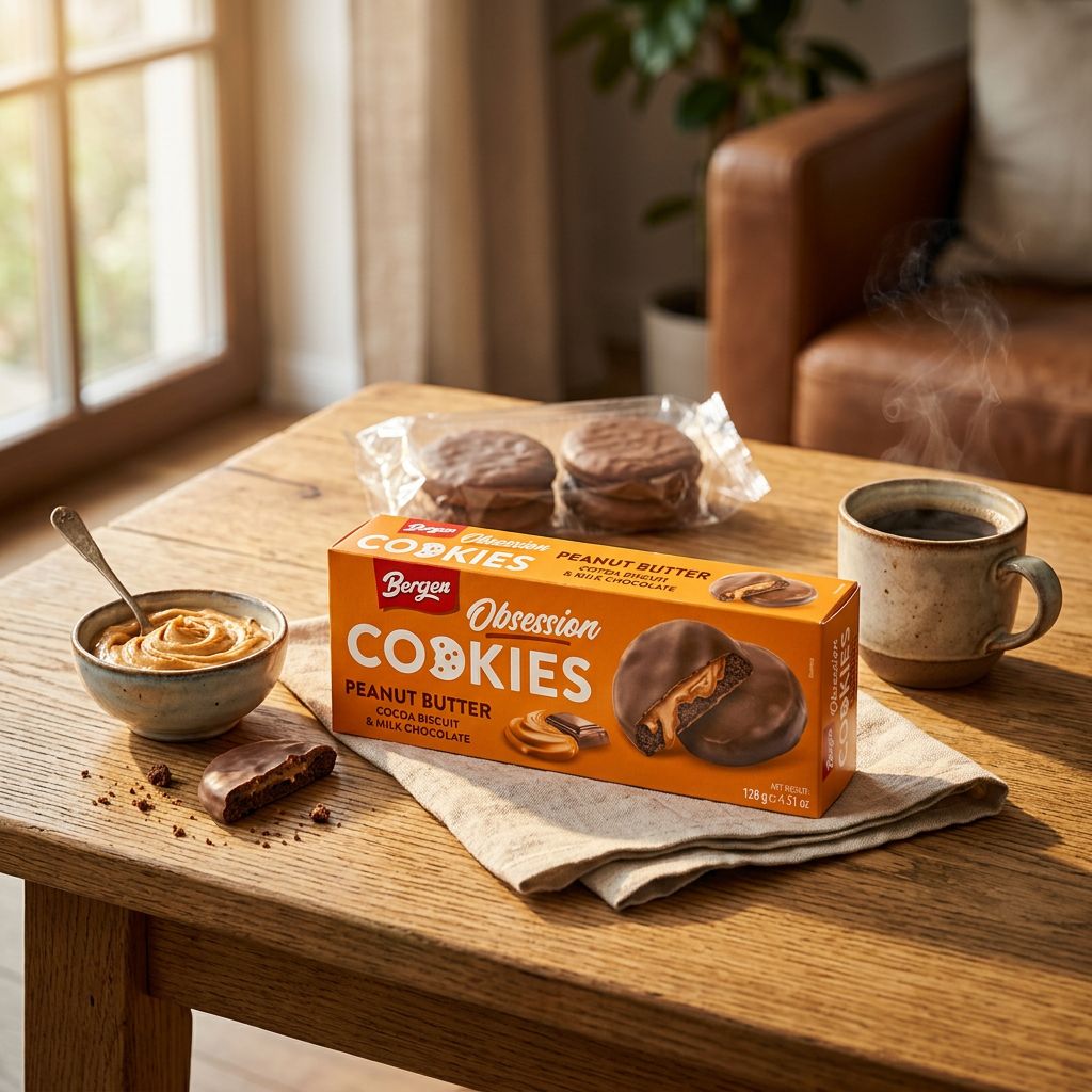 Bergen Obsessie Pindakaas Cacaokoekjes