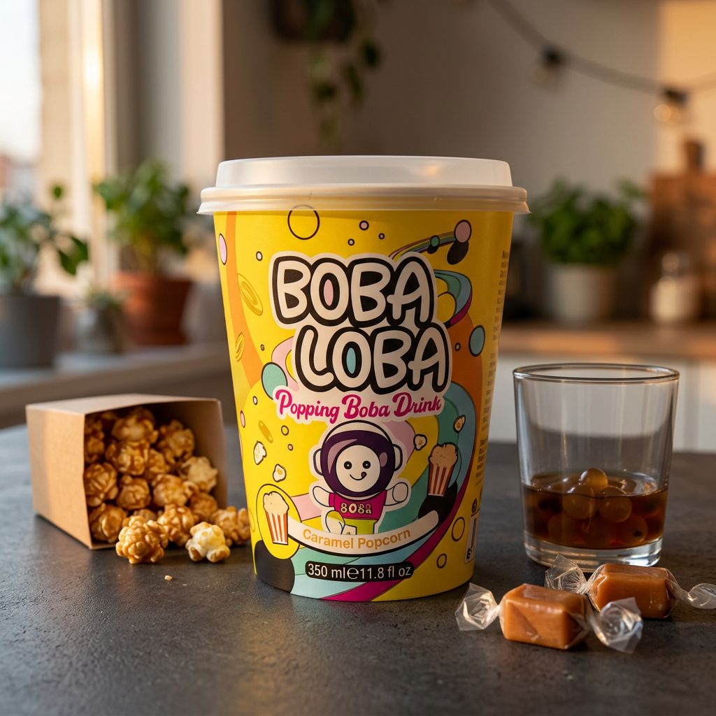 Boba Loba Karamel & Popcorn