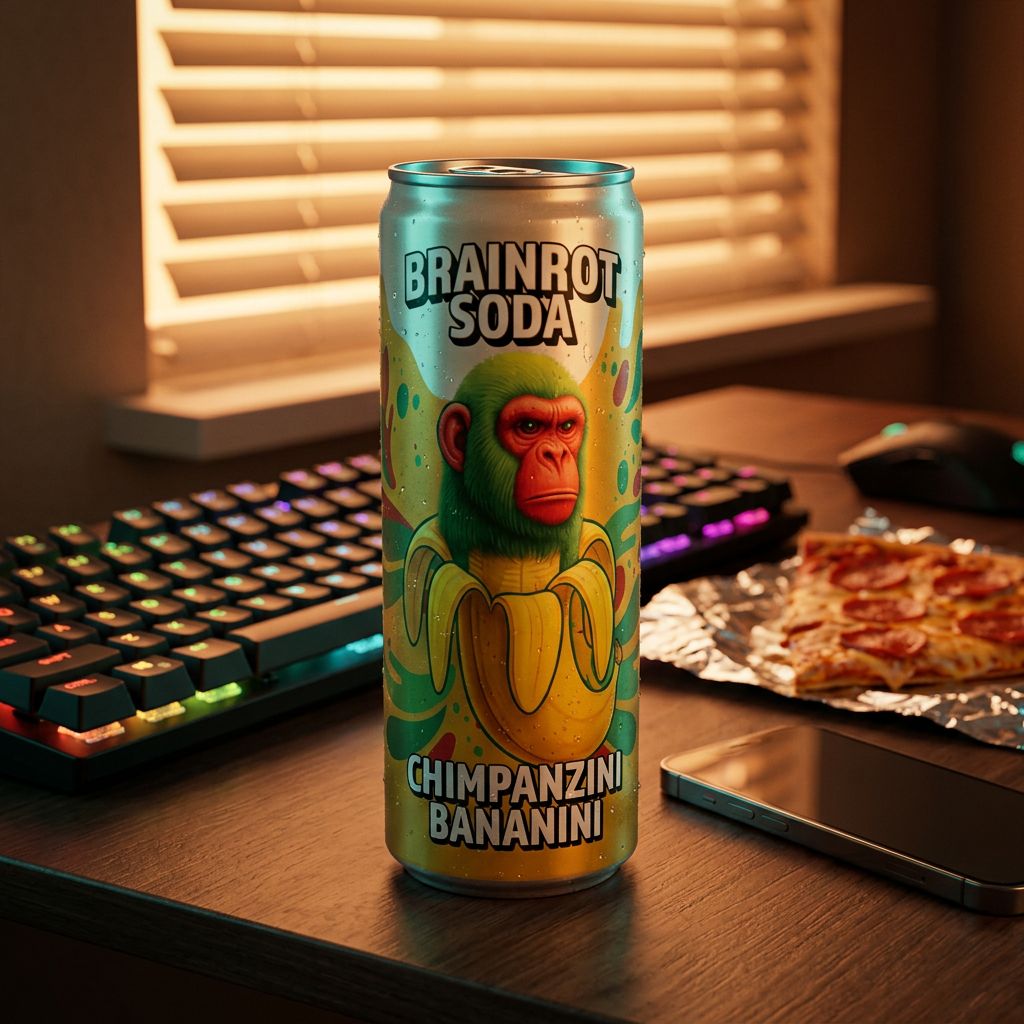 Brainrot Soda Chimpanseni Bananini