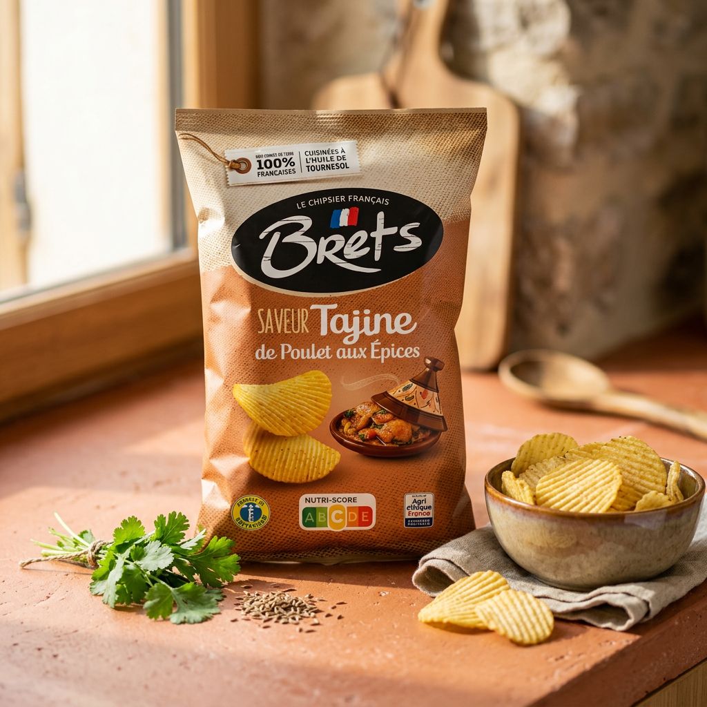 Brets gekruide kip-tajine