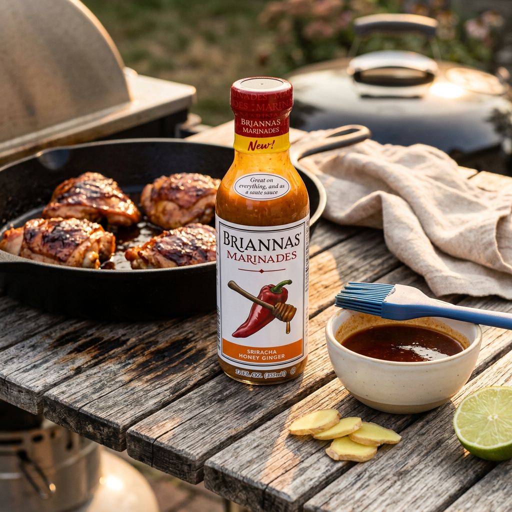Briannas Marinades Sriracha Honing Gember