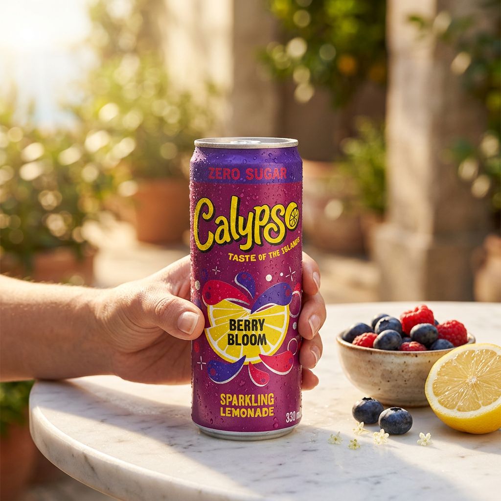 Calypso sprankelende limonadebes Bloom nul suiker
