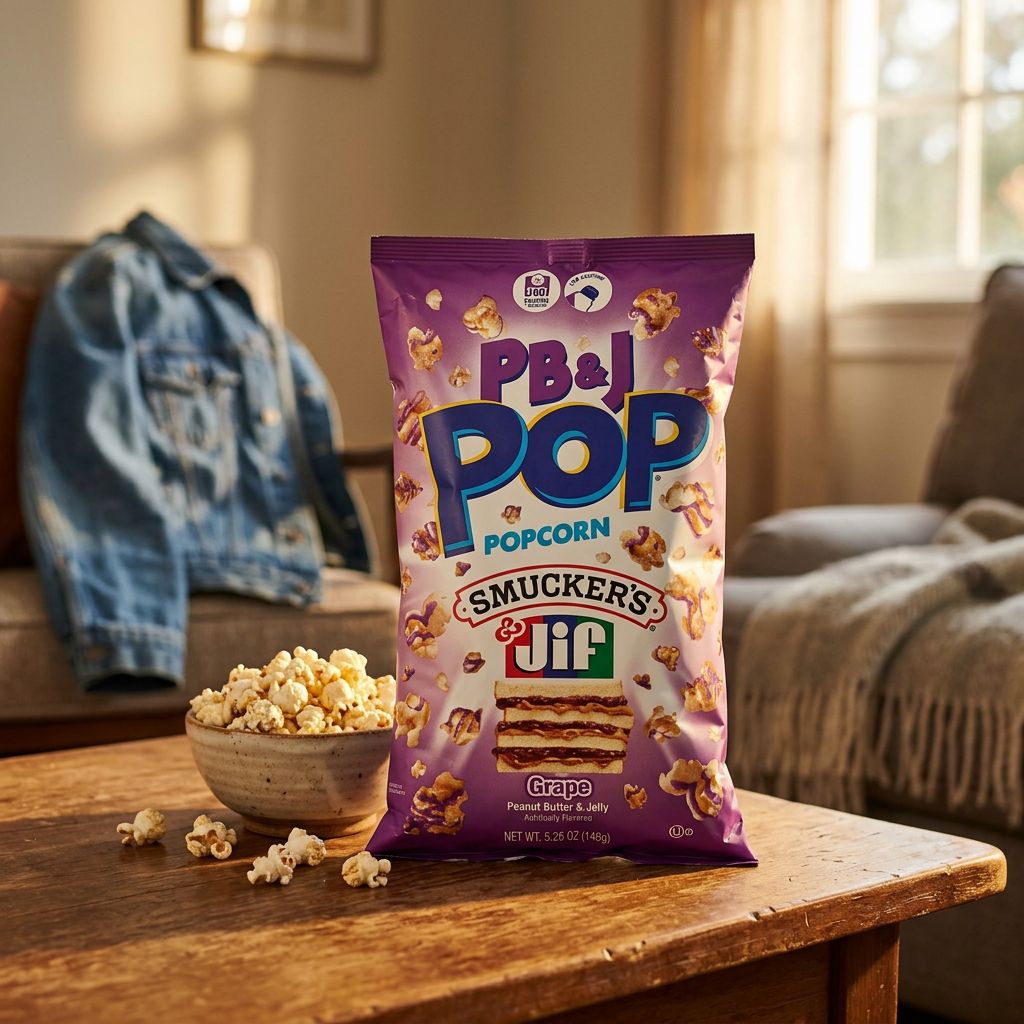 Candy Pop Popcorn Pindakaas & Jelly Grape