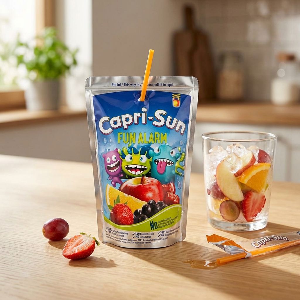Capri Sun Korea Fun Alarm, gourde souple saveur coréenne format individuel, disponible sur My American Shop