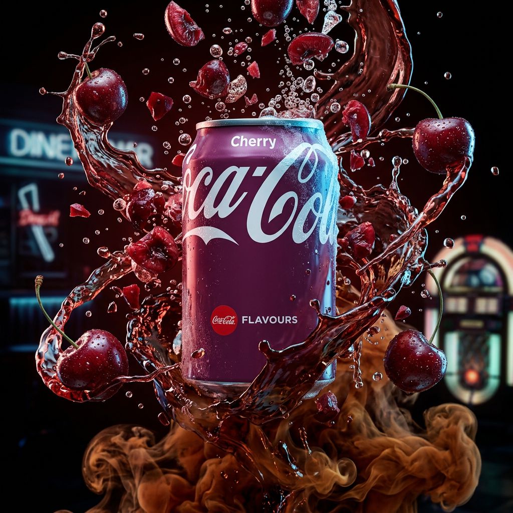 Coca-Cola Cherry version américaine en canette importée des USA, disponible sur My American Shop