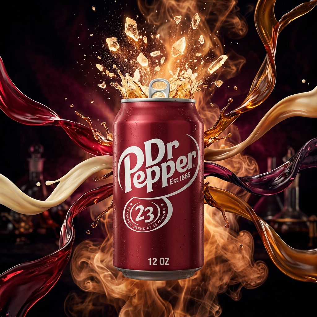Dr Pepper Original, soda américain aux 23 arômes en canette, importé des USA, disponible sur My American Shop