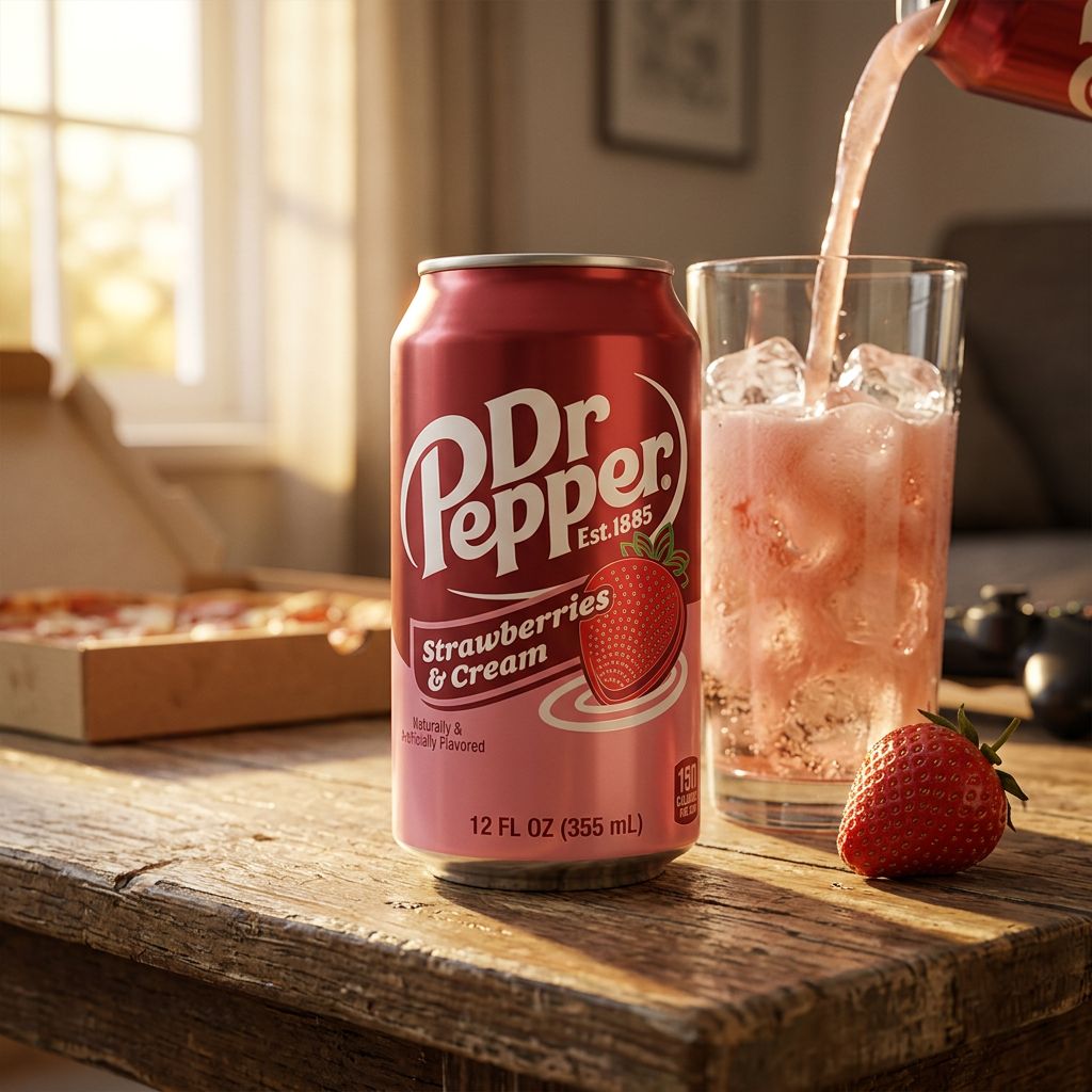 Dr Pepper Aardbeien & Crème