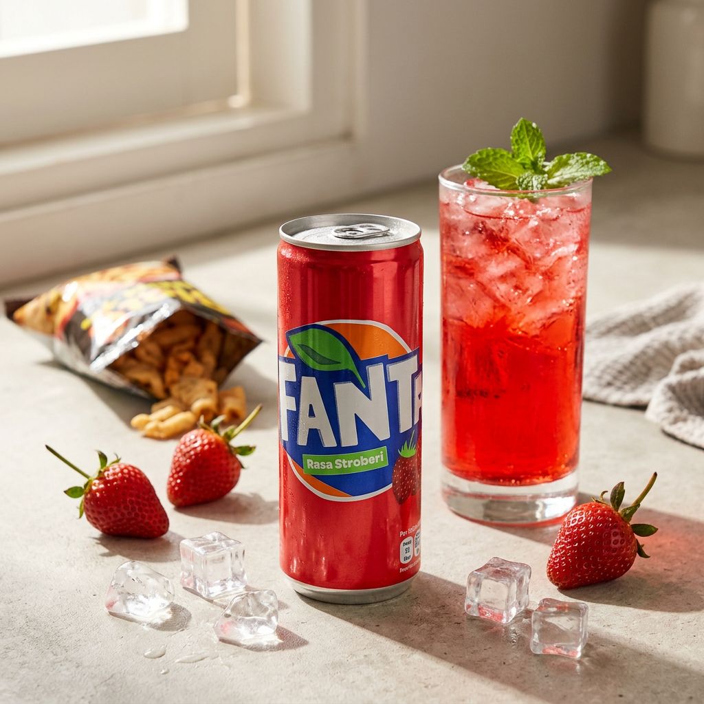 Fanta Indonesia Aardbei