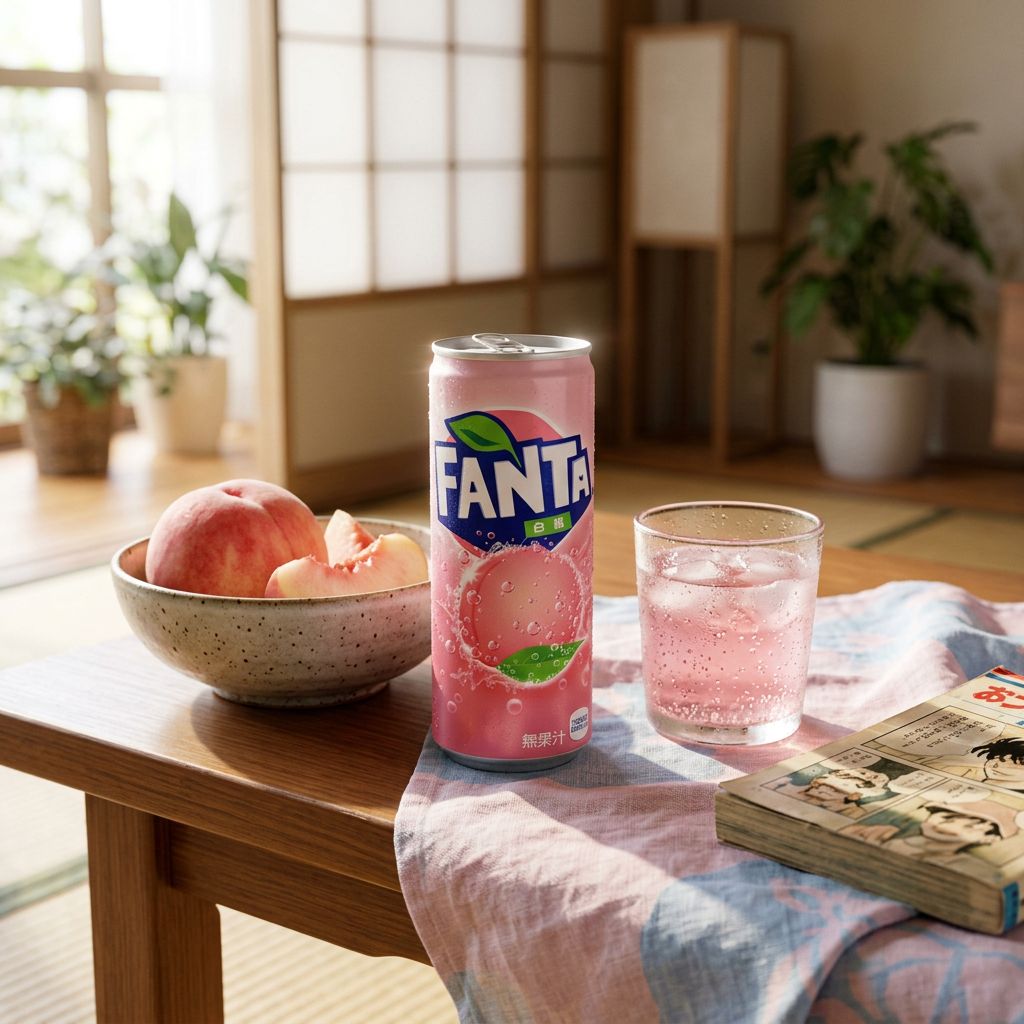 Fanta Japan Witte Perzik Groot