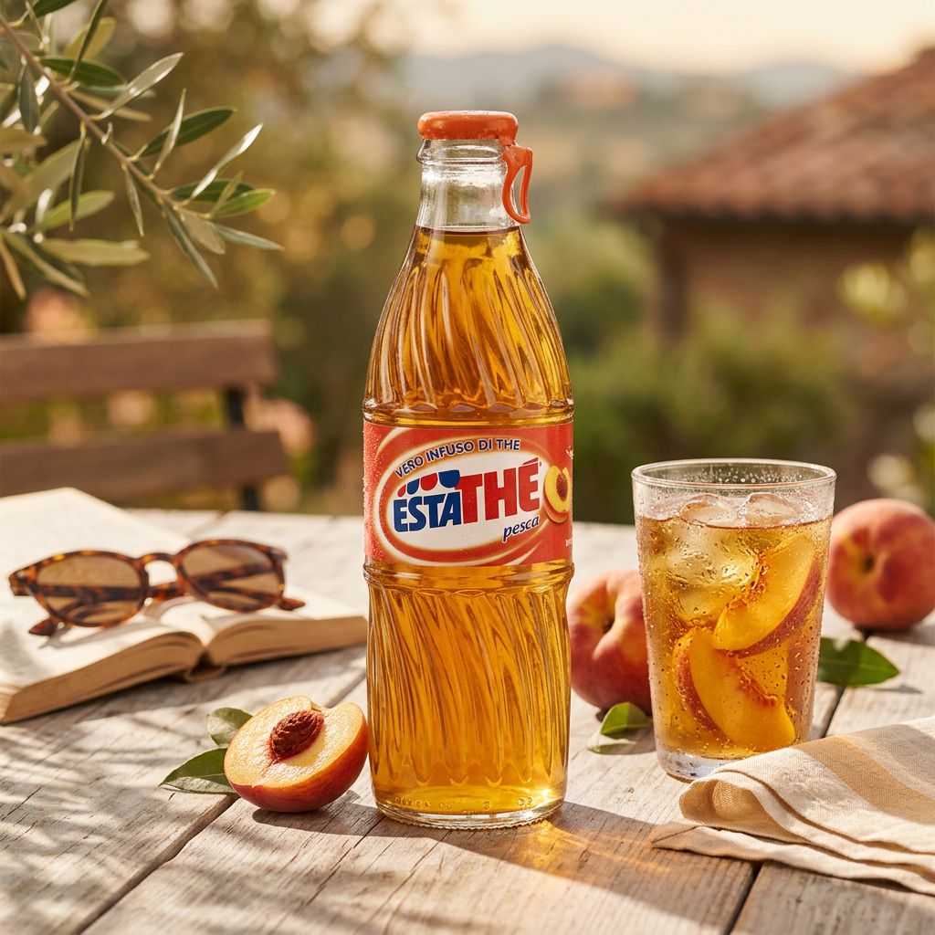 Ferrero Estathe Fles Retro Perzik