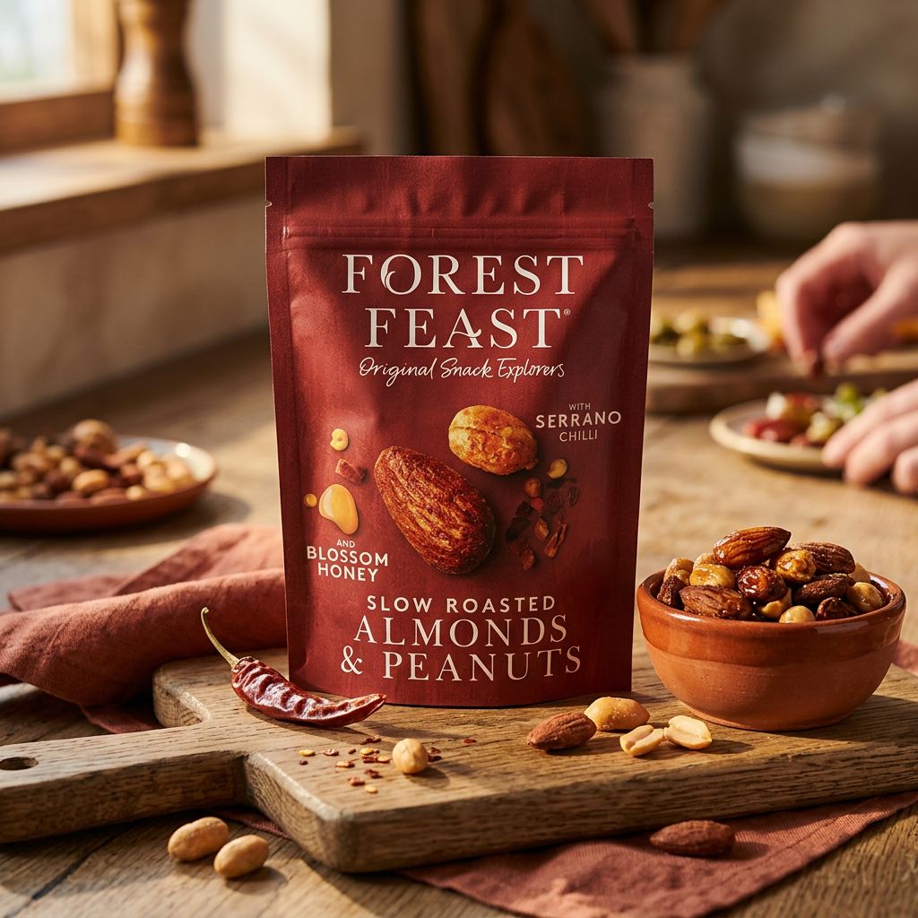 Forest Feast Serrano Chili Honing Amandelen & Pinda's
