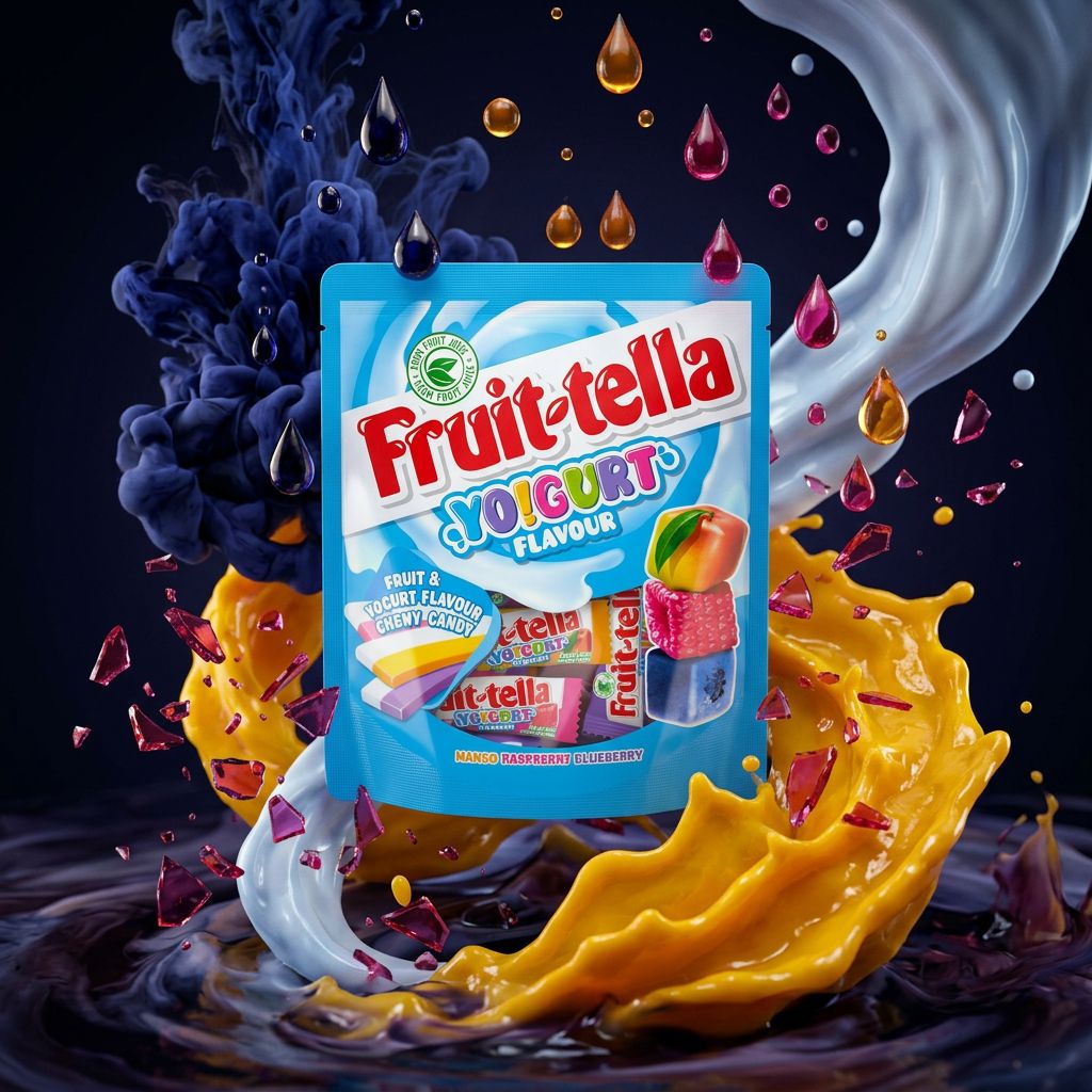 Fruit-Tella Yoghurt Smaak Taai Snoep