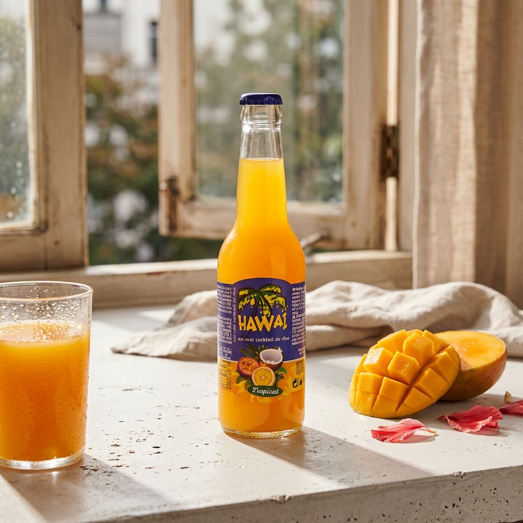 Hawaii glazen fles tropisch