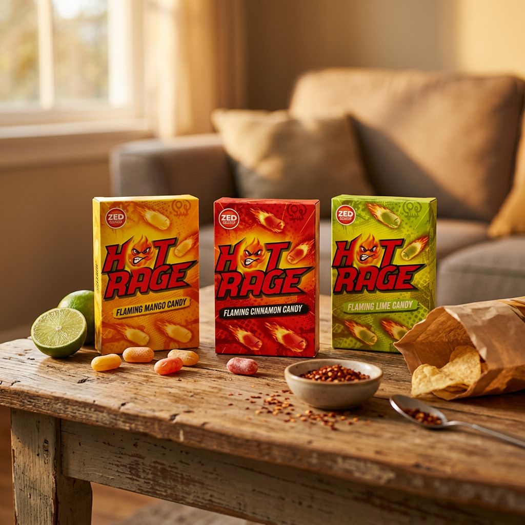 Hot Rage Willekeurige smaak Mango Kaneel Limoen