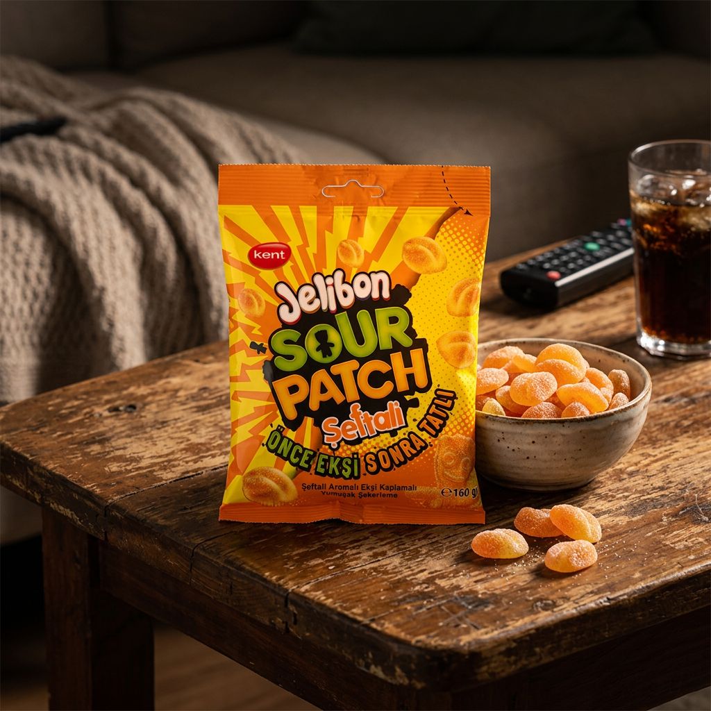 Jelibon Sour Patch Kids Sour Patch Perzik Medium