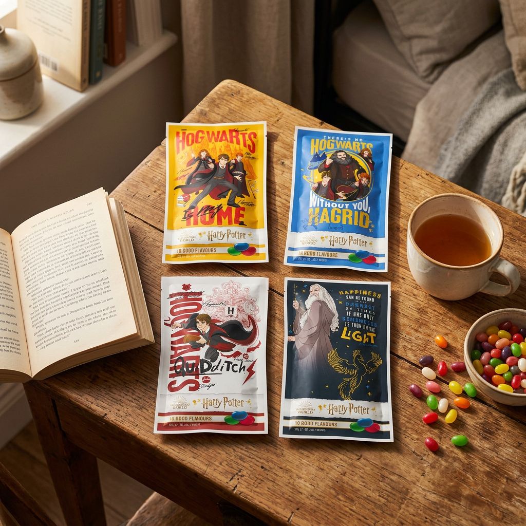 Jelly Belly Beans Harry Potter 10 saveurs format Small, bonbons americains fruites, disponible sur My American Shop