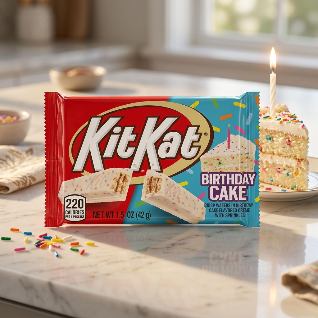 Kit Kat-verjaardagstaart