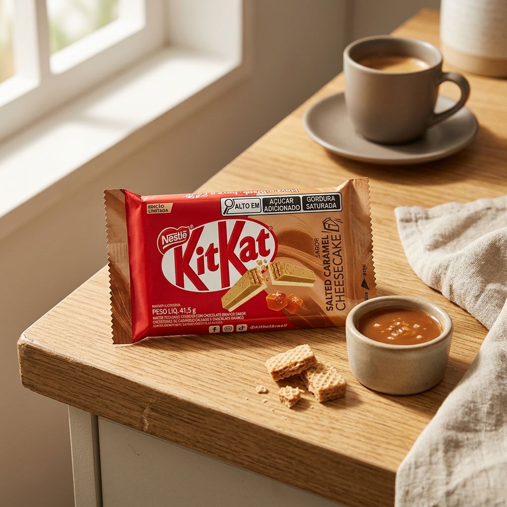 Kit Kat Karamel Gezouten Kaascake