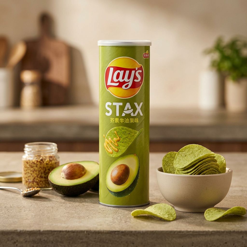 Lay's Stax Mosterd Avocado Smaak