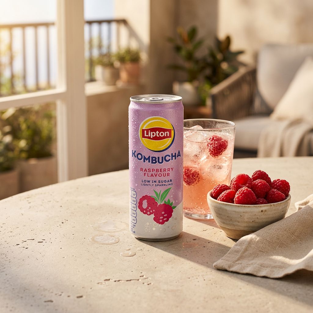 Lipton Kombucha-framboos