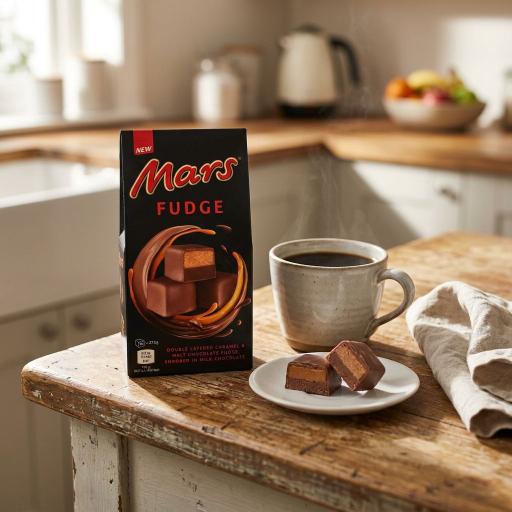 Mars Fudge dubbellaagse karamelmoutmelkchocolade