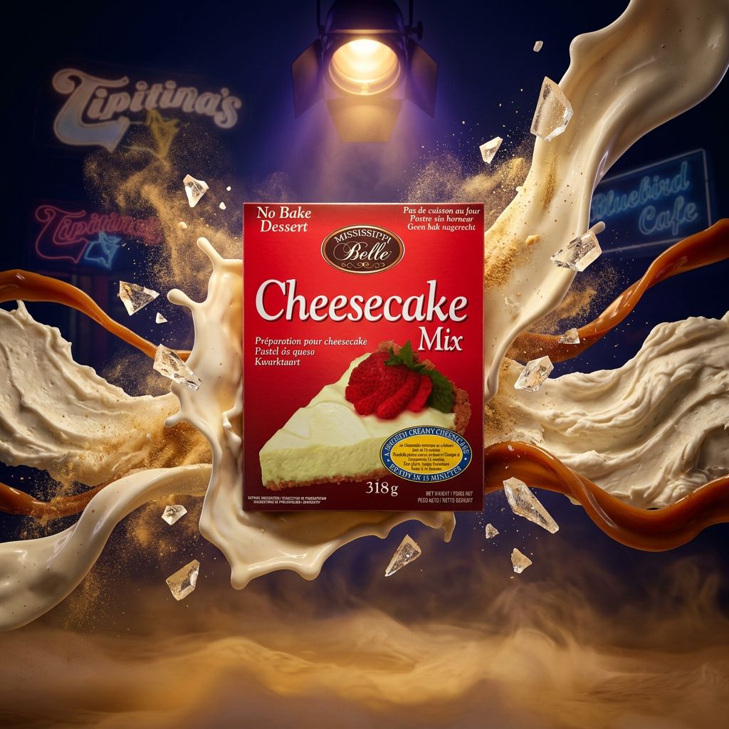 Mississippi Belle Mix Cheesecake américain en boite, recette authentique des États-Unis, disponible sur My American Shop