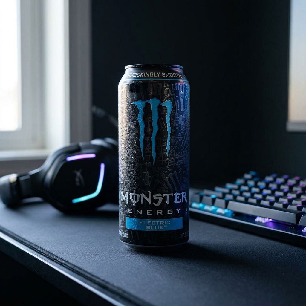 <tc>Monster</tc> Energie Elektrisch Blauw