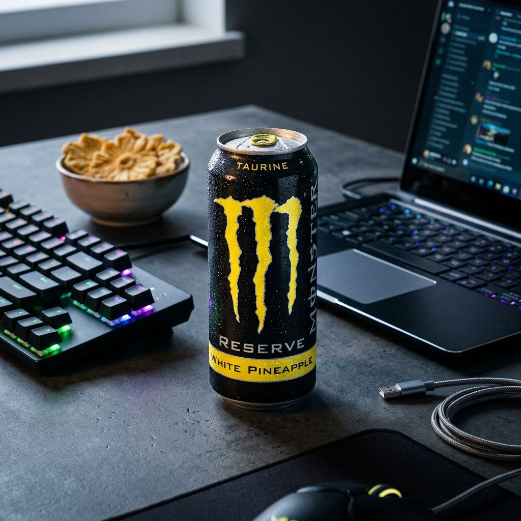 <tc>Monster</tc> energiereserve witte ananas