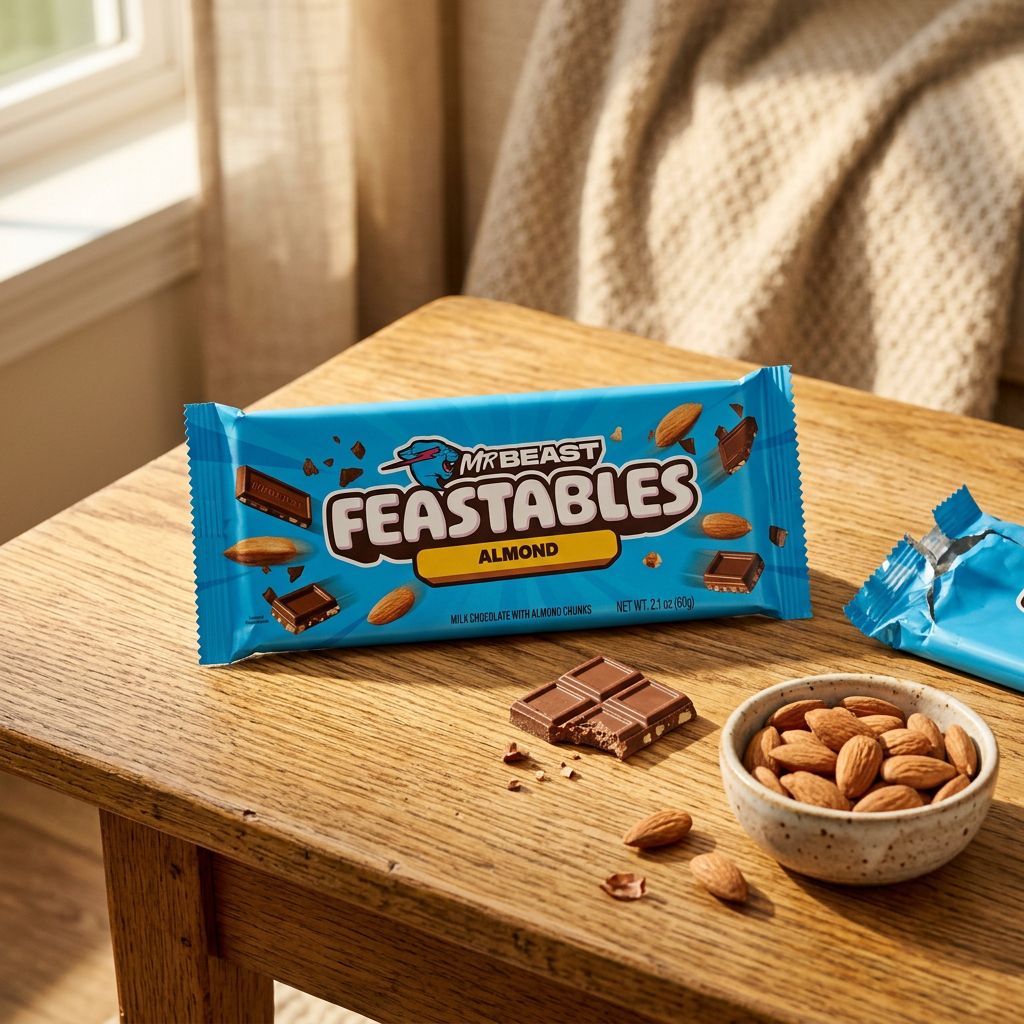 Mr Beast Feastables Chocolade Amandel
