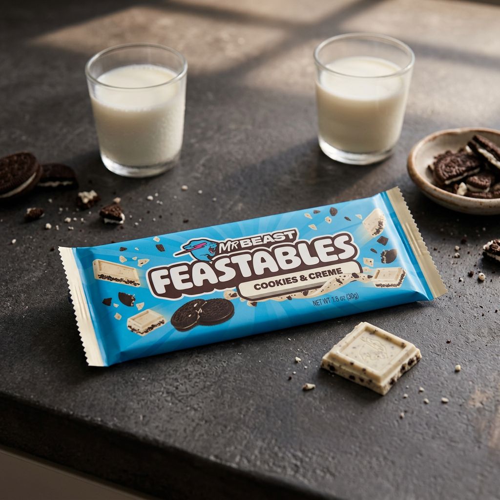 Mr Beast Feastables Cookies & Crème