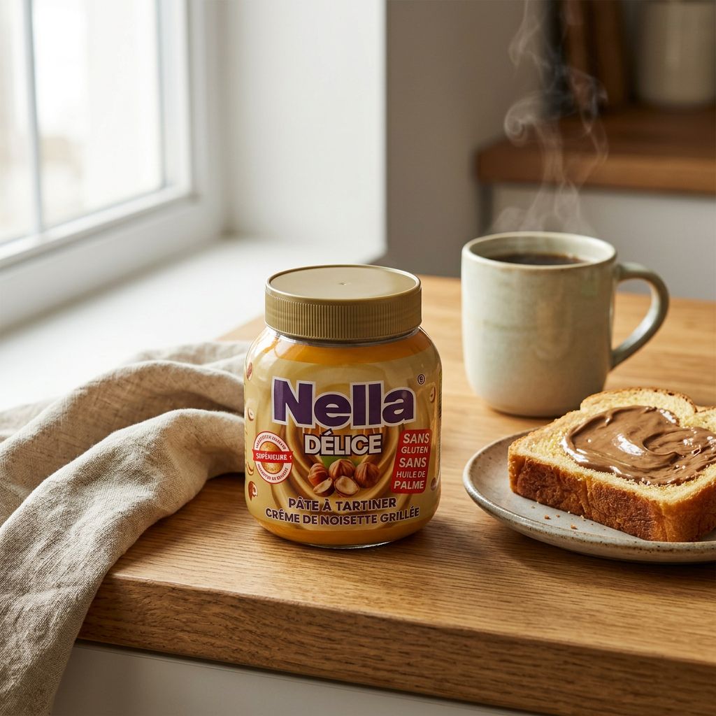 Nella Délice Spread Geroosterde Hazelnoot