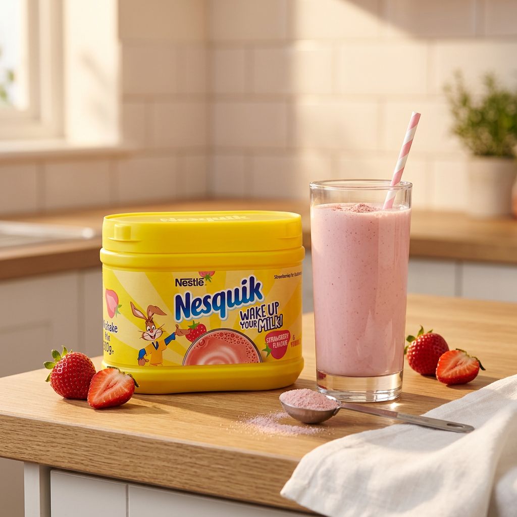 Nesquik Milkshakemix Aardbei
