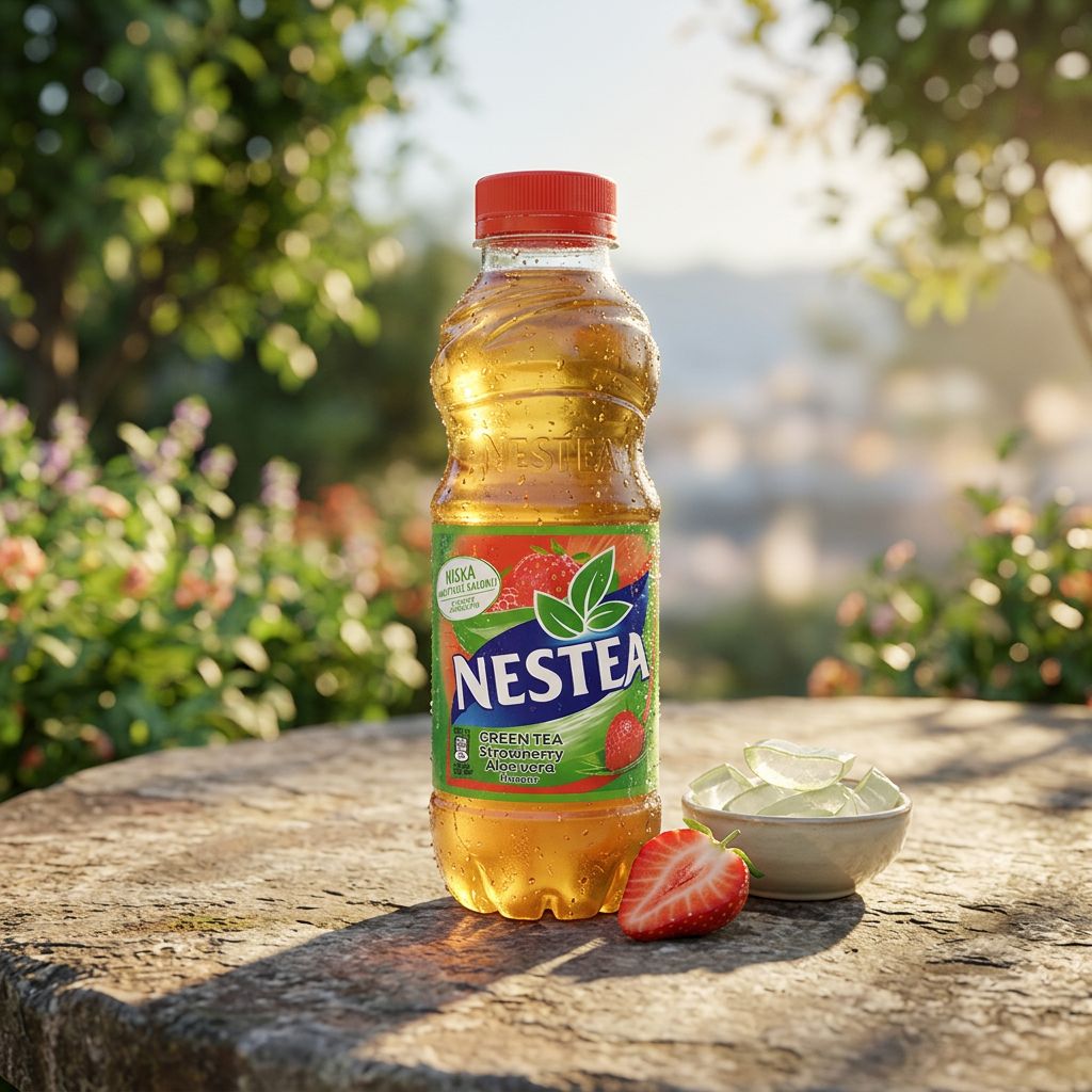 Nestea Groene Thee Aardbei & Aloë Vera