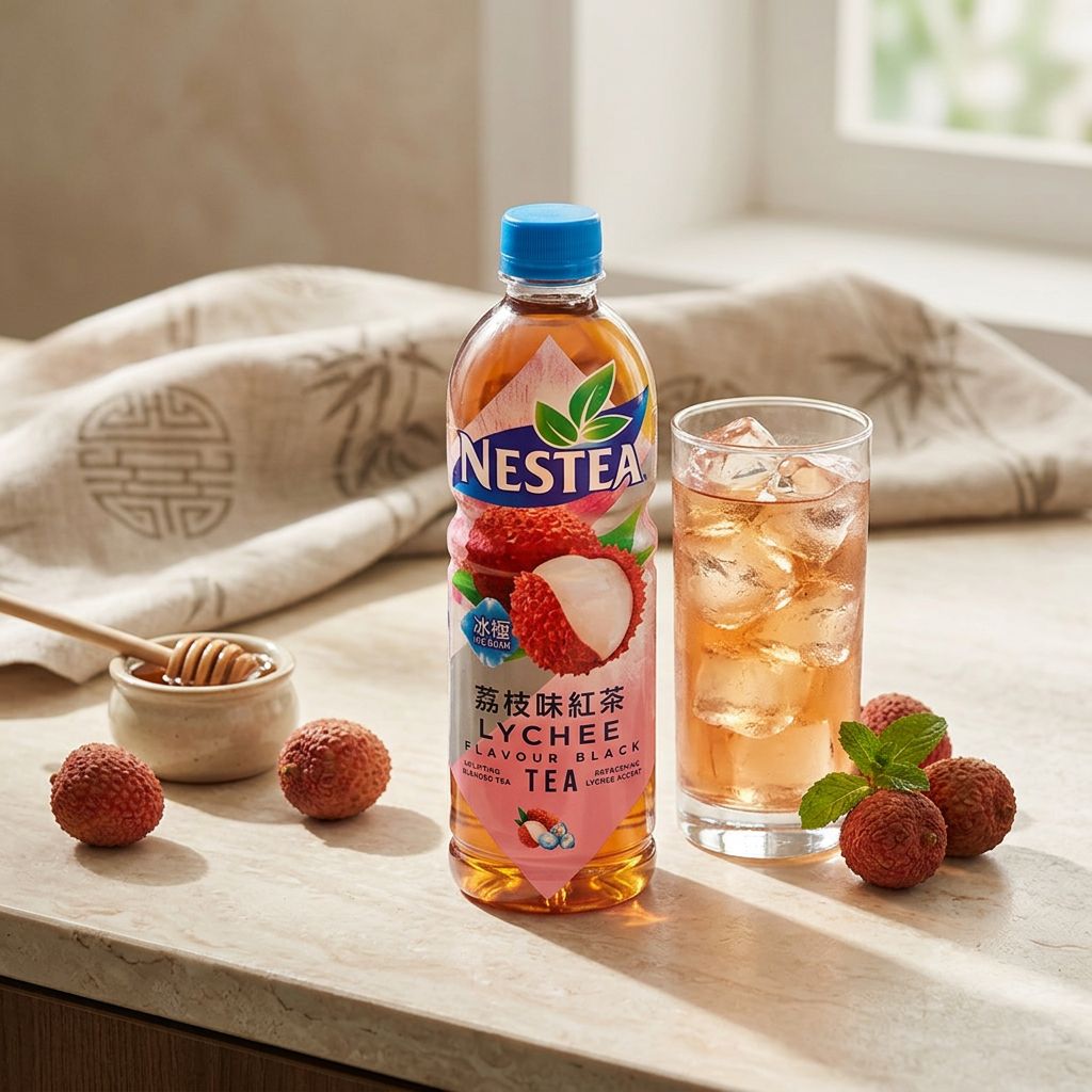 Nestea Ice Rush Lychee zwarte thee
