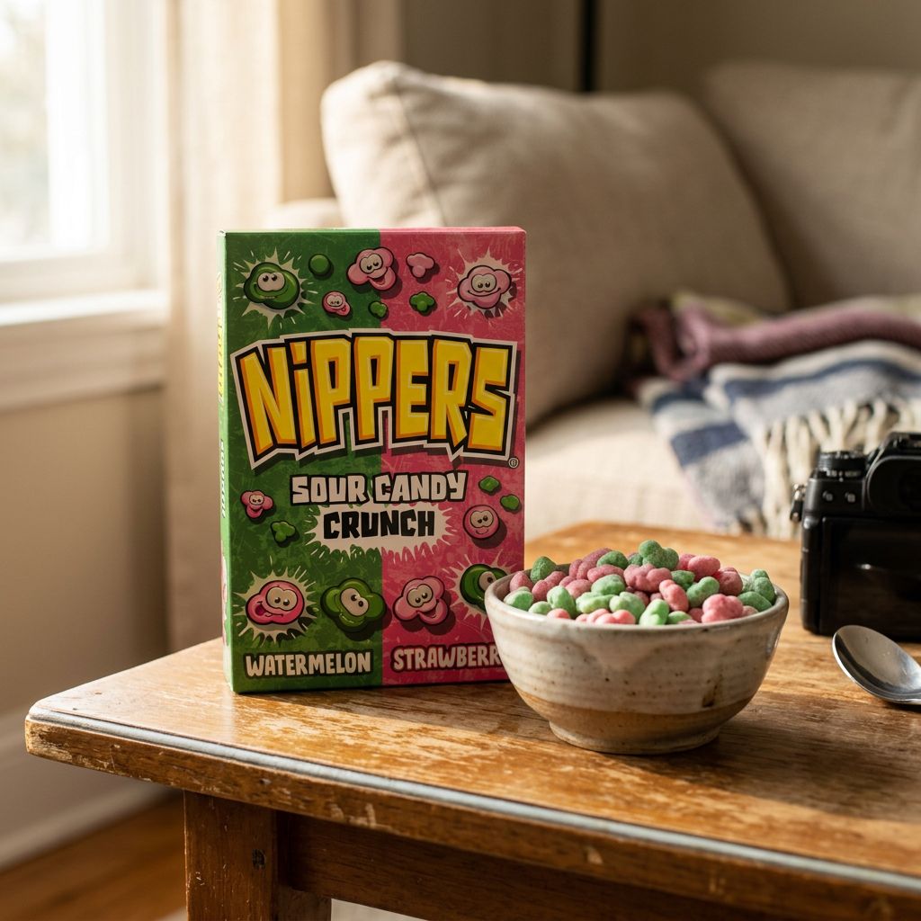 Nippers Sour Candy Crunch Watermeloen Aardbei