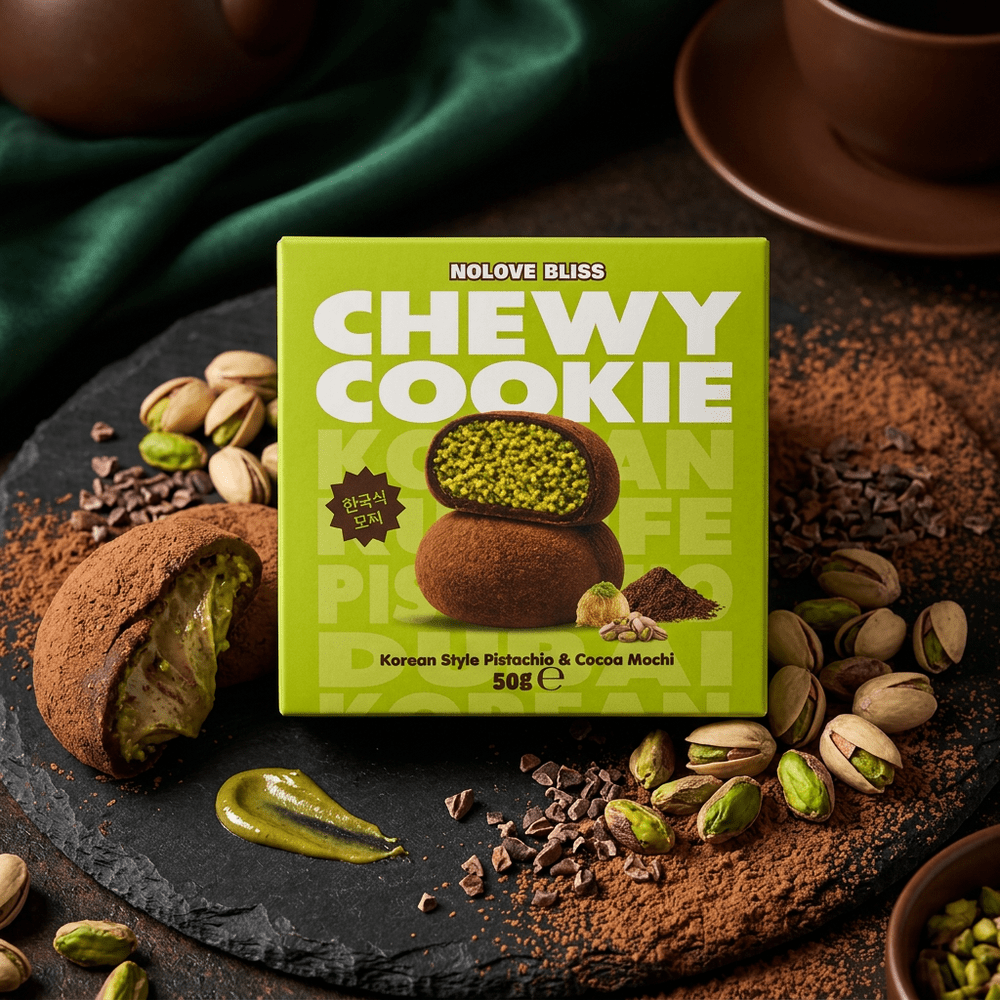 NoLove Bliss Chewy Cookie Pistache Cacao Mochi