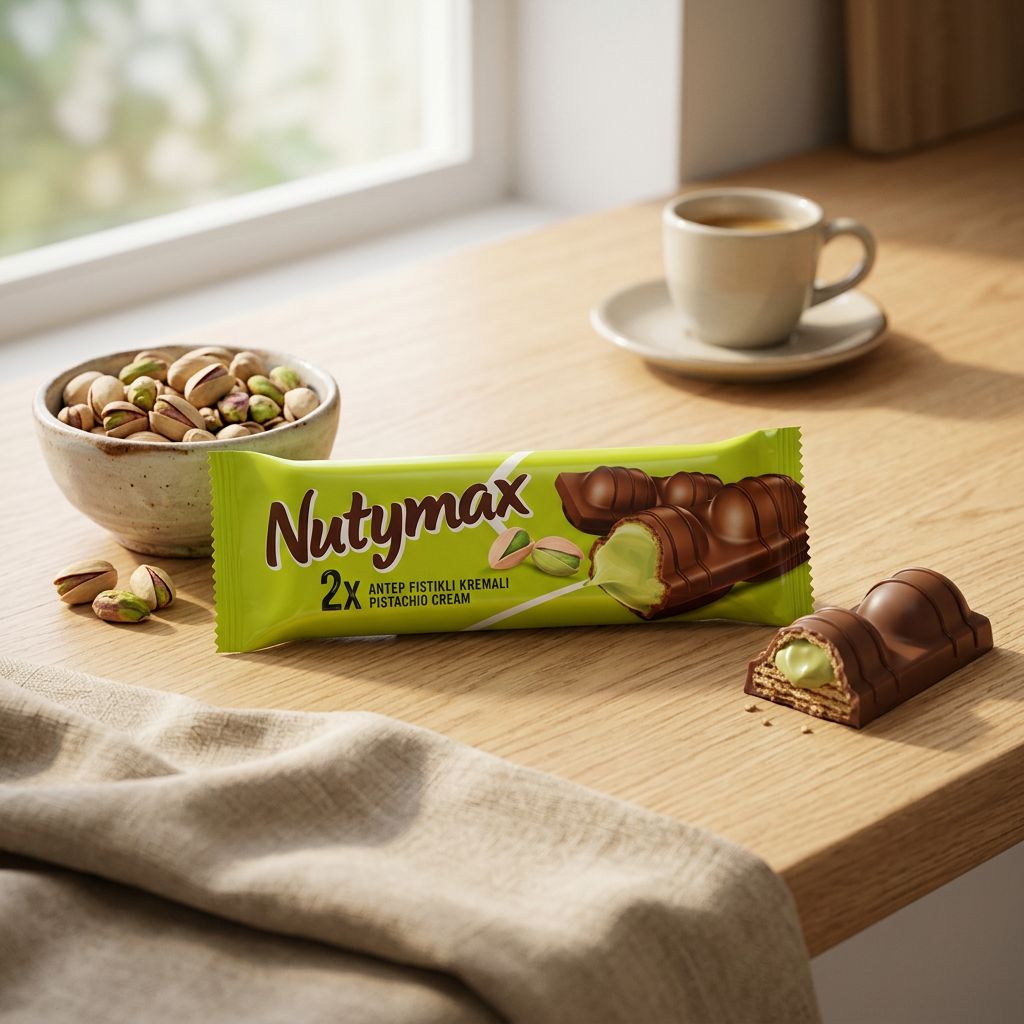 Nutymax Wafel Met Pistacheroom