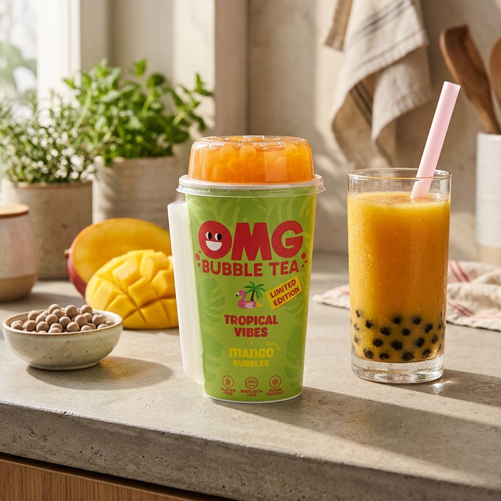 OMG Bubble Tea Tropische Vibes Mango