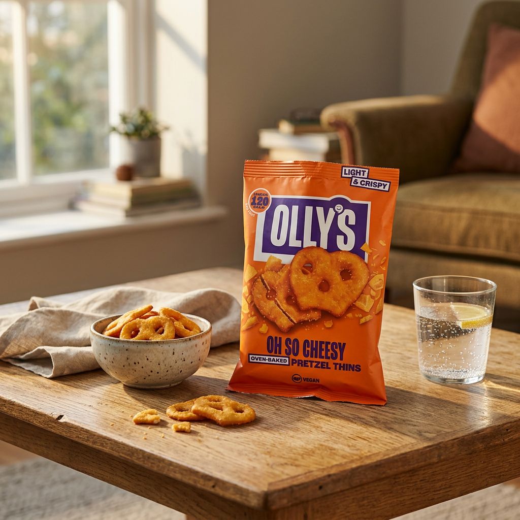 Olly's Pretzel verdunt kaasachtig