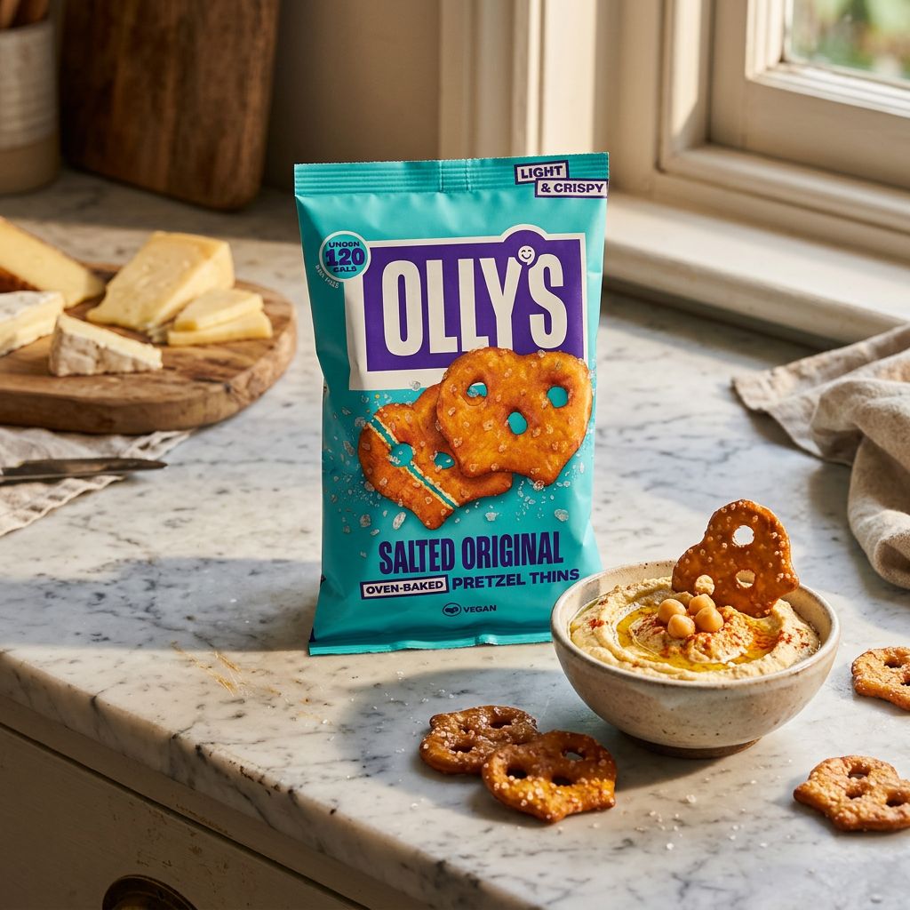 Olly's Pretzel Thins Gezouten Origineel