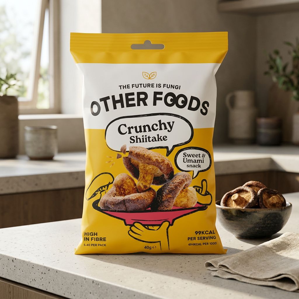Ander voedsel Krokante shiitake-champignonchips