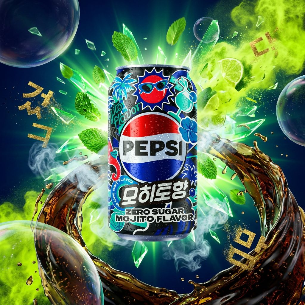 Pepsi Zero Sugar Mojito-smaak