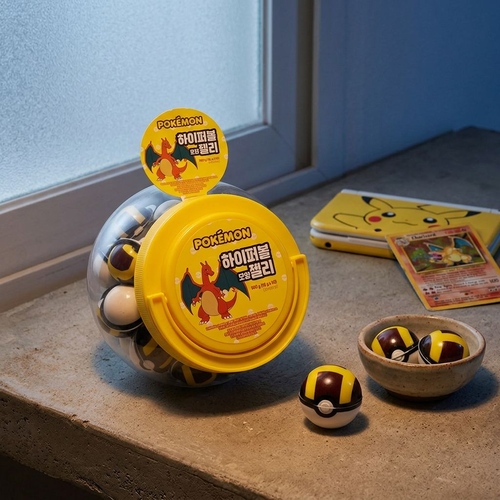 Pokemon Hyper Ball Shape Jelly Geel