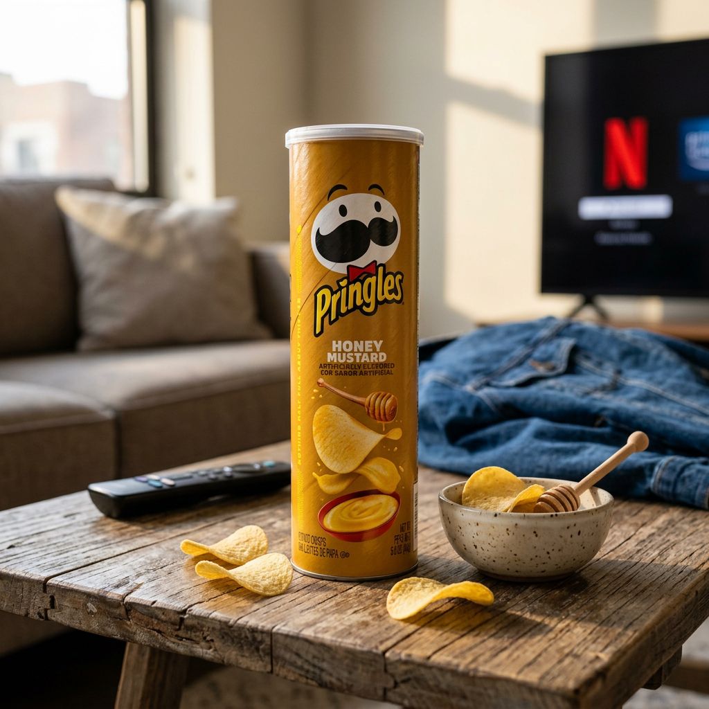 Pringles Chips Honing Mosterd