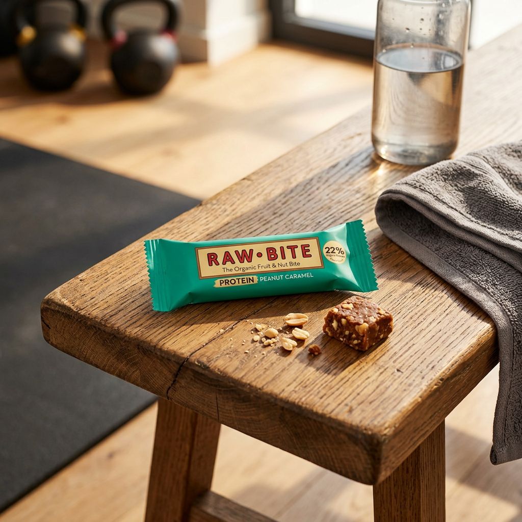 Rawbite biologische proteïne-pinda-karamel