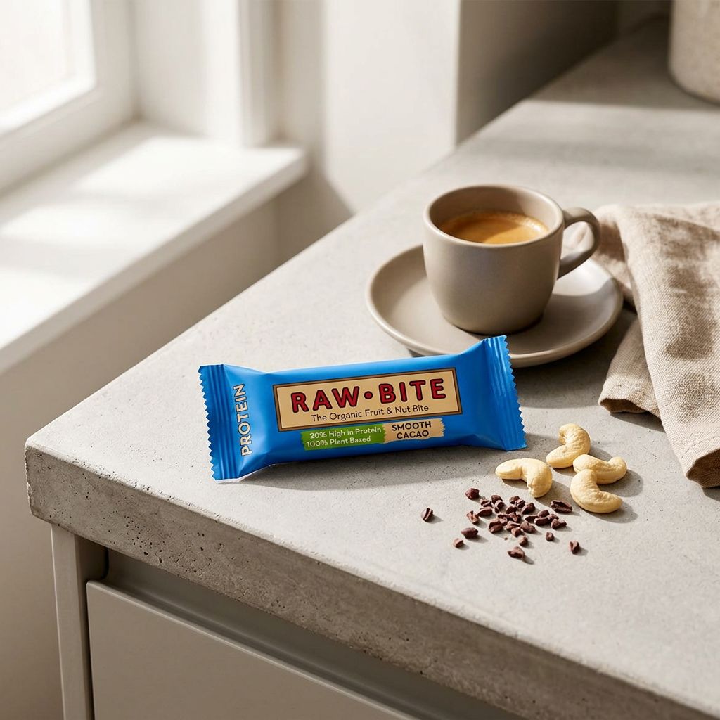 Rawbite Biologische Eiwit Gladde Cacao