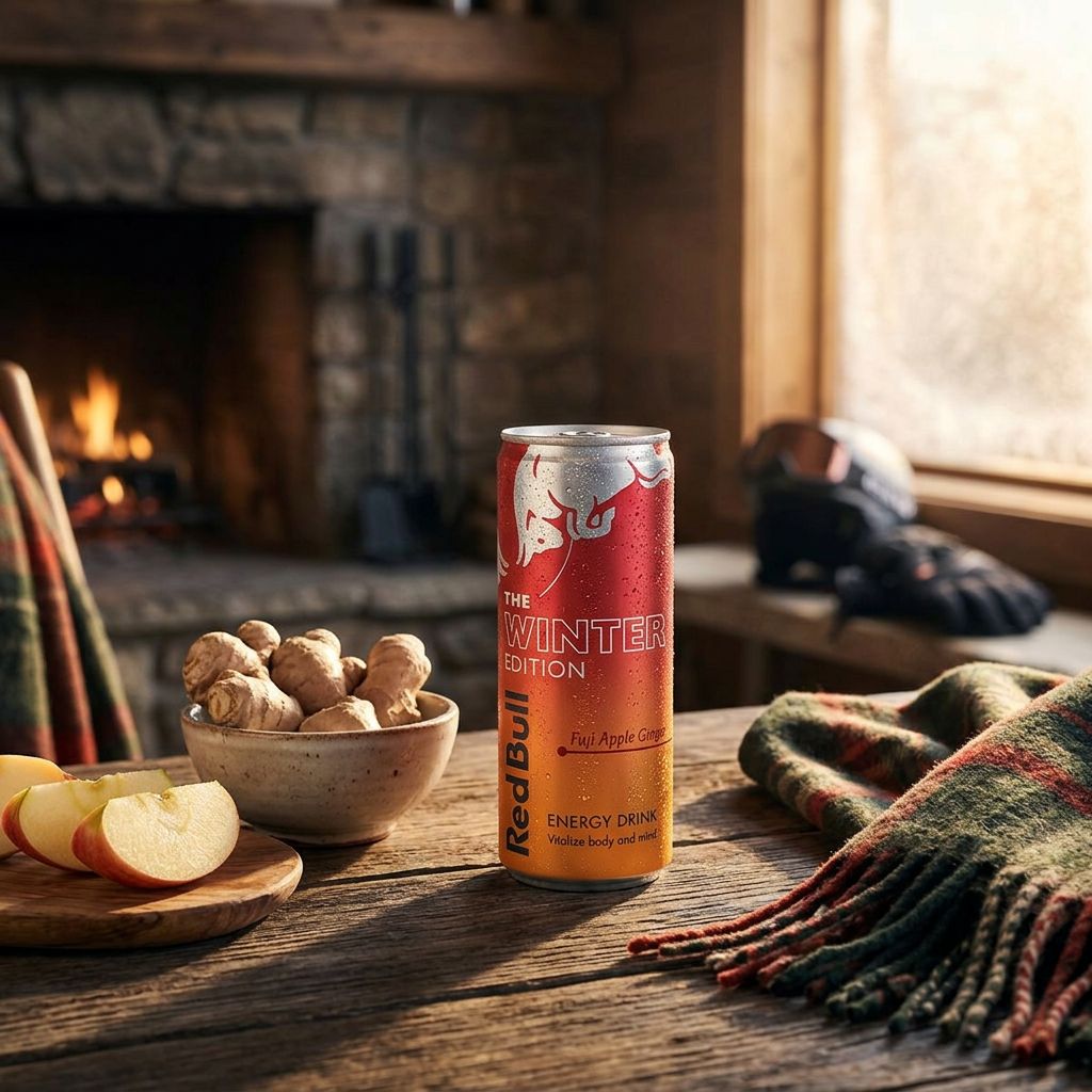 <tc>Red Bull</tc> Energiedrank Wintereditie Fuji Appel Gember