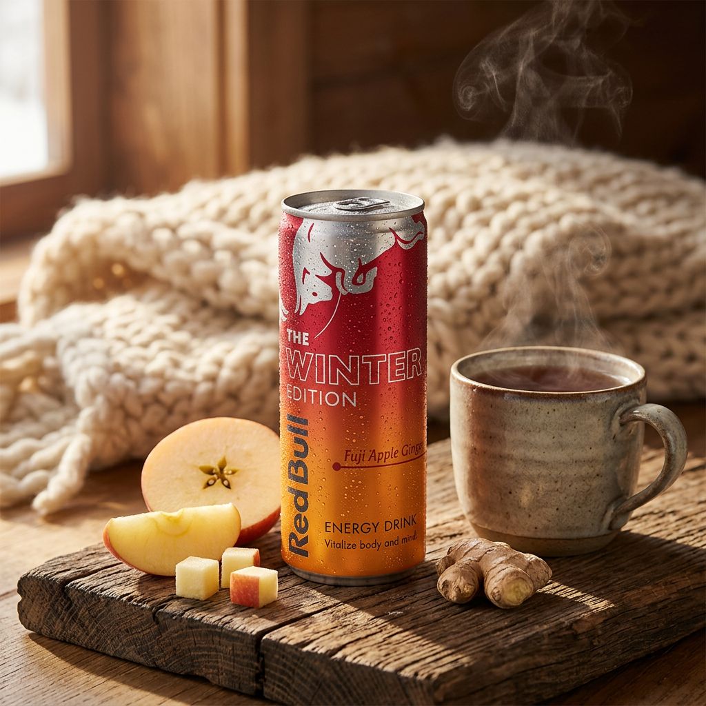 <tc>Red Bull</tc> Energiedrank wintereditie: Fuji appel met gember