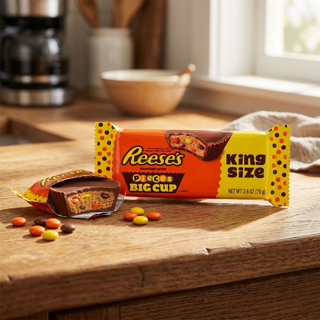 Reese's grote beker gevuld met grote stukken